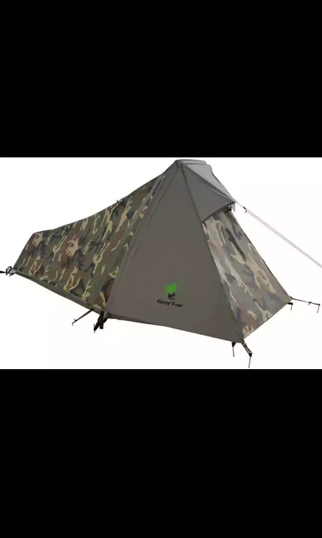 GeerTop 1 Person Bivy TentSingle Outdoor Ultralight Waterproof Hiking
