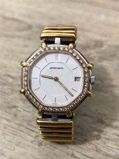 Gerald Genta diamond original jam wanita branded authentic