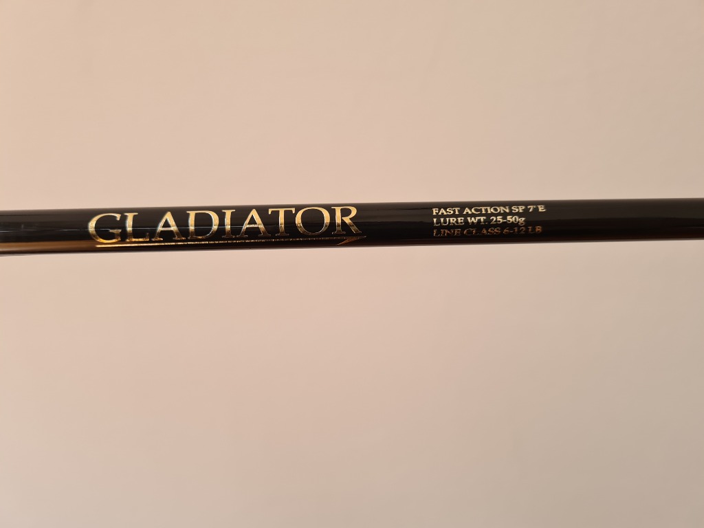 Gladiator fishing rod for shore or boat fishing, Sports Equipment