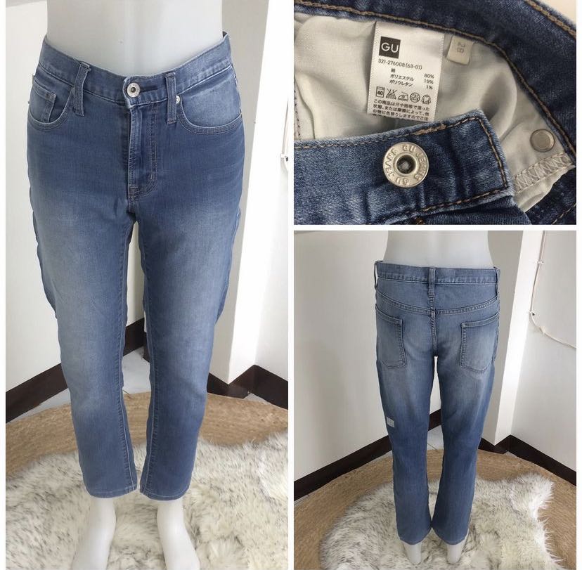 GU by Uniqlo mom jeans, Women's Fashion 
