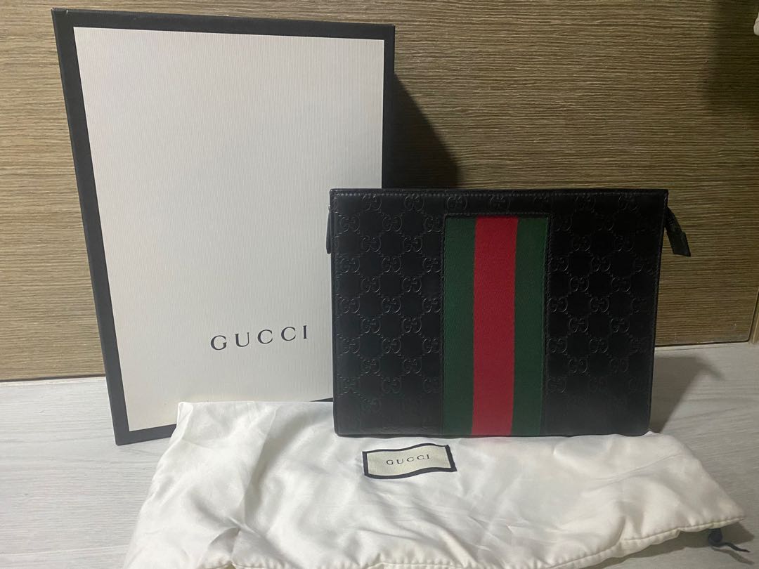 Gucci Clutch bag, Men's Fashion, Bags, Belt bags, Clutches and Pouches on  Carousell