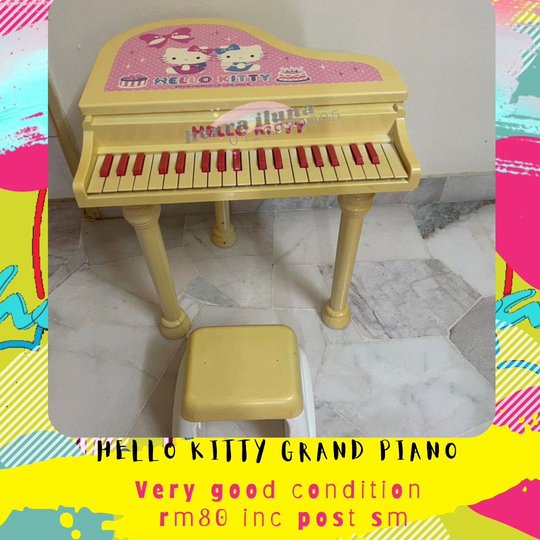 Hello kitty piano, Hobbies & Toys, Toys & Games on Carousell