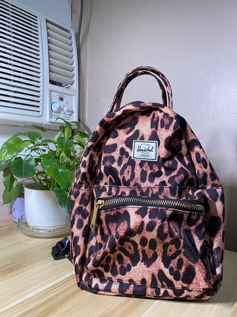 Herschel Leopard Nova Mini Backpack Women s Fashion Bags
