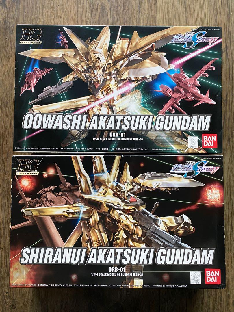 HG 曉高達大鷲不知火144 Akatsuki Gundam Oowashi Shiranui Seed 