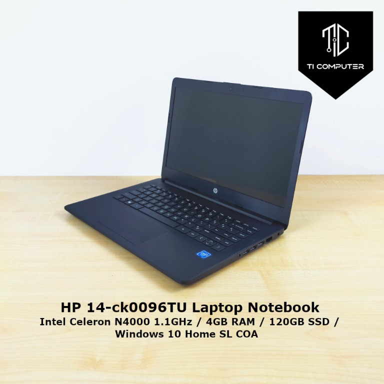 HP 14 CK0096TU INTEL CELERON N4000 1.1GHZ 4GB RAM 120GB SSD LAPTOP