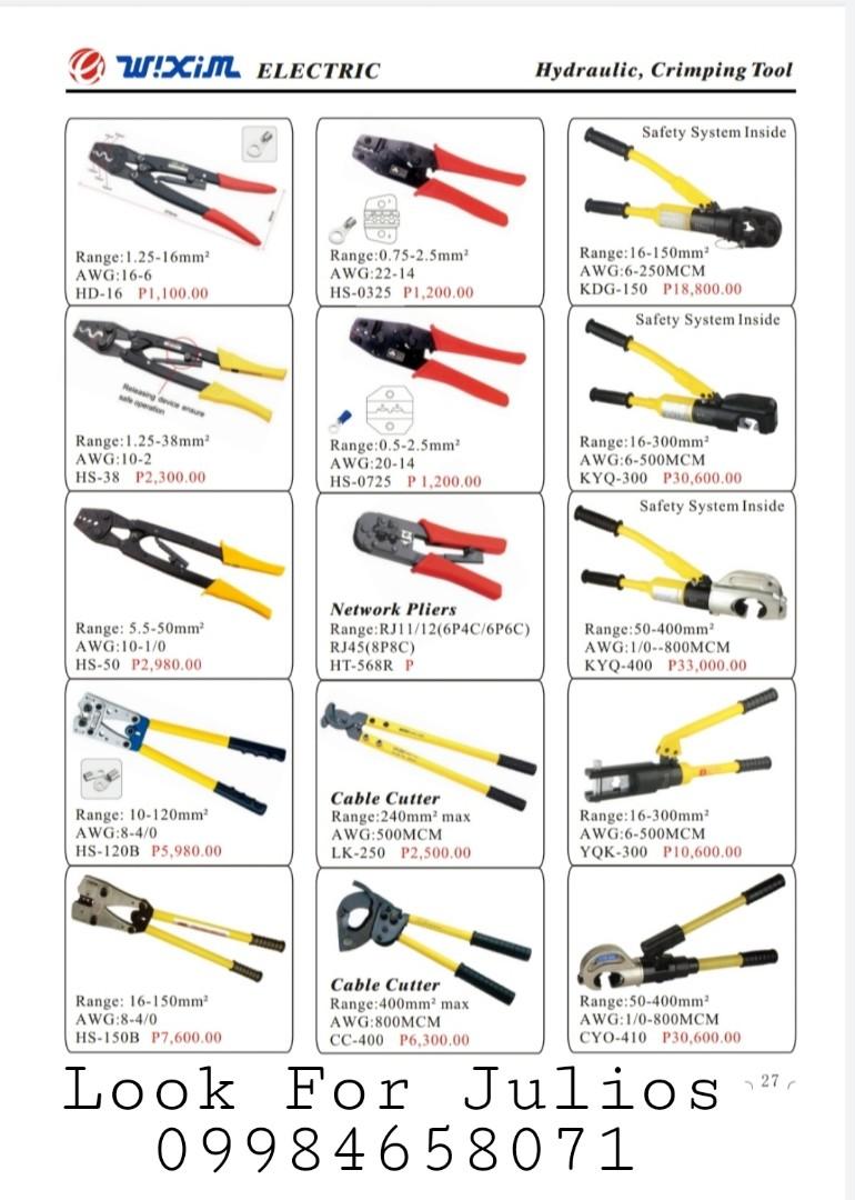 Hydraulic, Crimping Tool, Commercial & Industrial, Construction Tools
