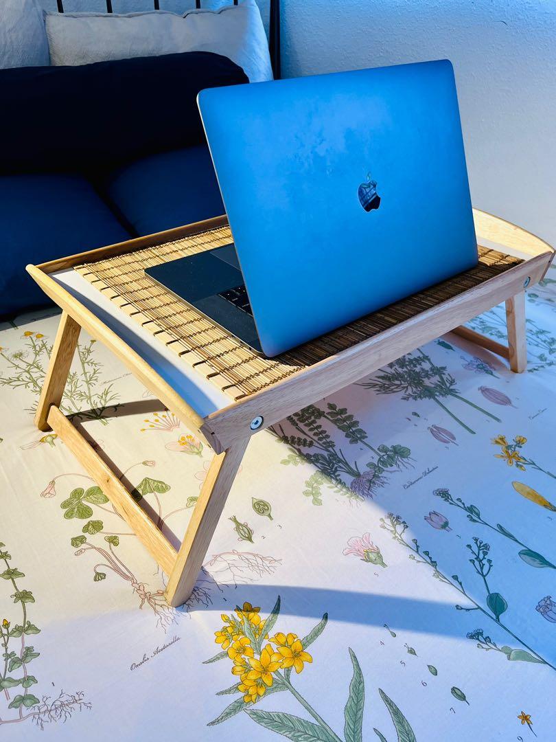 Ikea Wooden Folding Table (bed tray), Furniture & Home Living