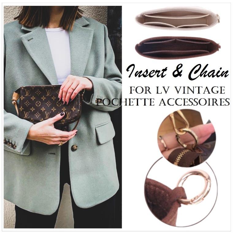 pochette accessoires chain strap
