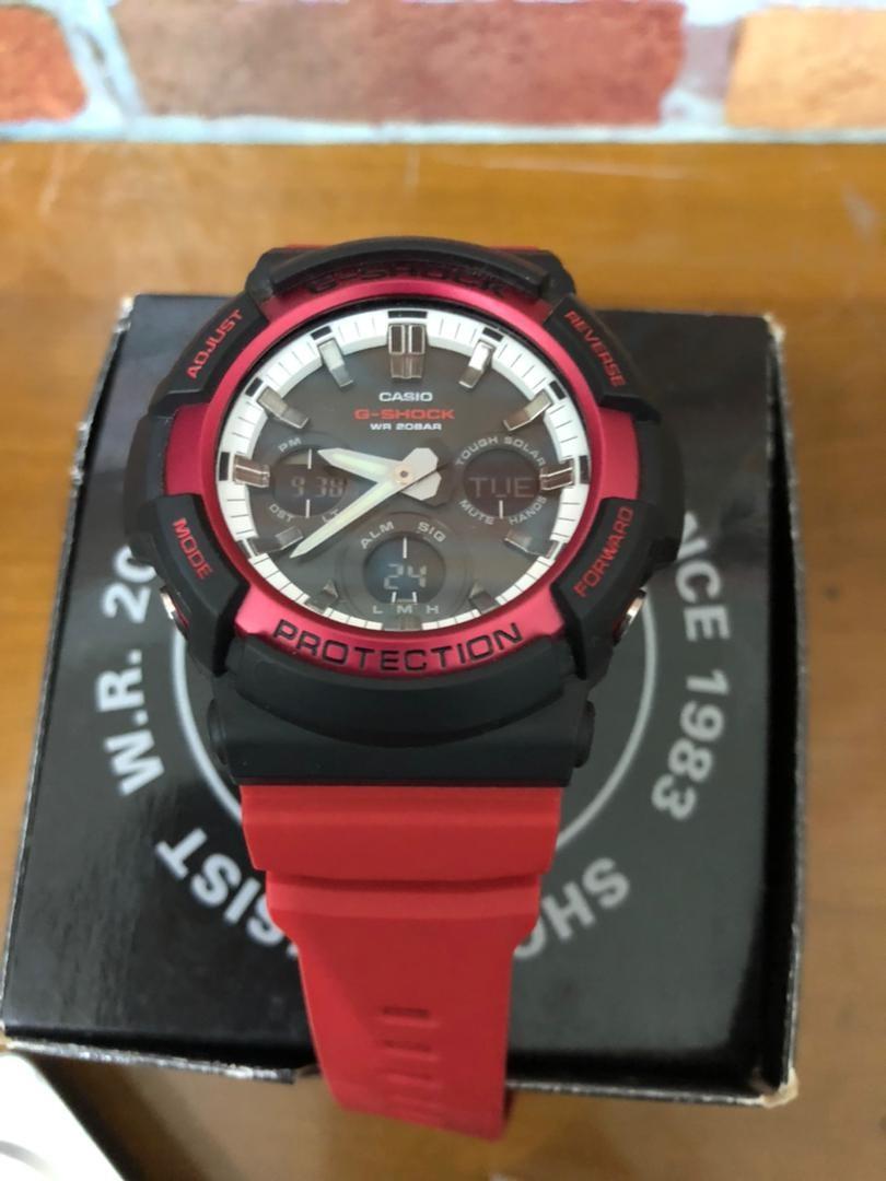 Jam g shock gas 100RB 1ADR original Men s Fashion Watches