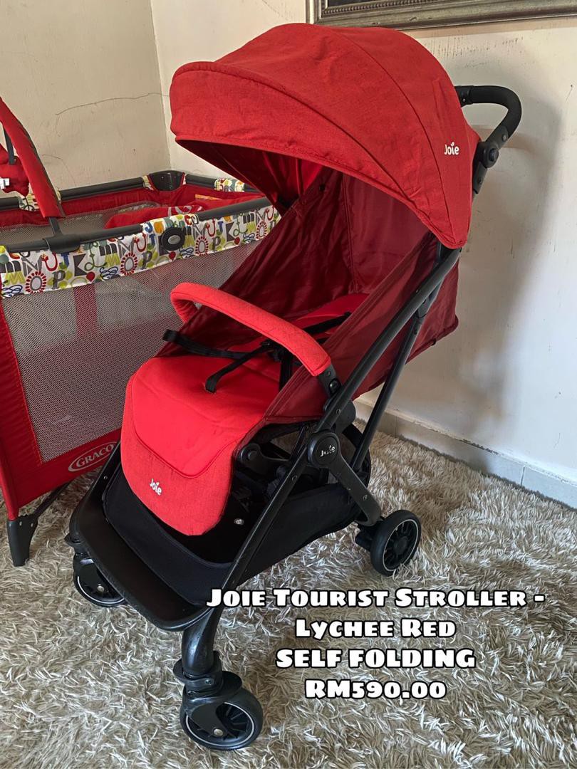 Joie pushchair red cheap