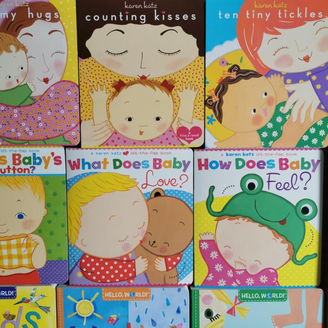 Kids book Toddler book Hard cover board bookEric CarleKaren Katz