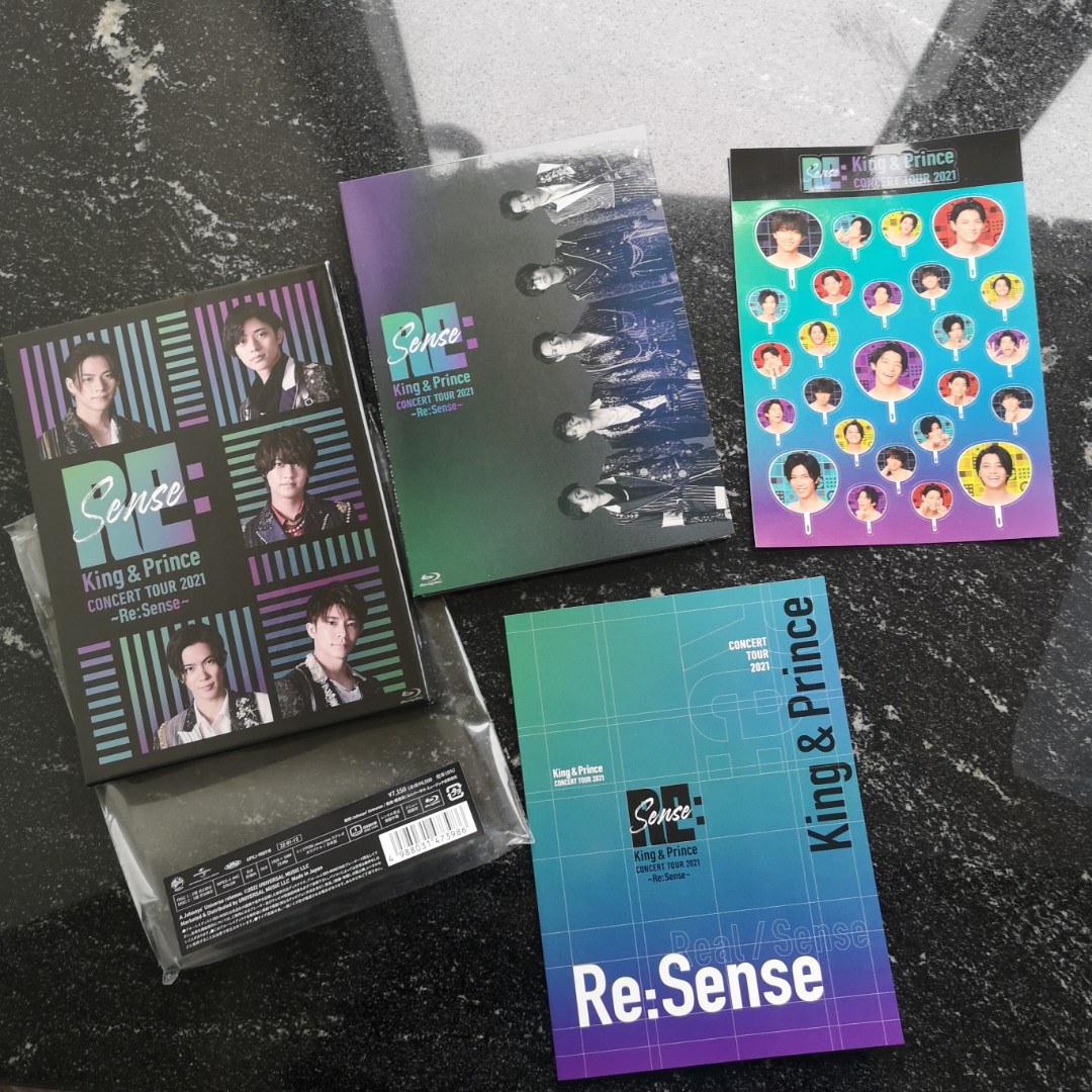 King & prince 2021 Re:Sense Concert 藍光碟初回限定盤連特典&限量