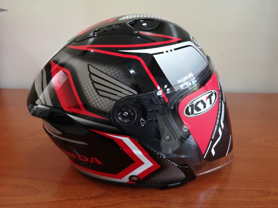 Kyt Nfj Honda Demon Red Auto Accessories On Carousell