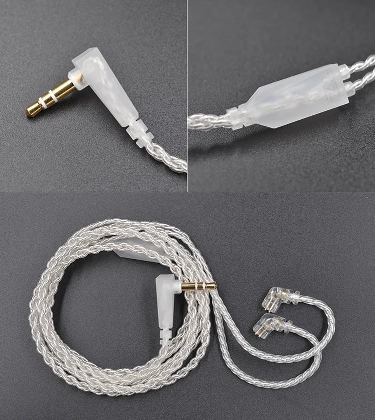KZ IEM Silver Upgrade Cable (Category: Earphones) located in Singapore. Submitted by vortexr (Listing ID 1138141946, Image 3). Description: Brand New KZ Silver Upgrade Cable The KZ Silver Cable is the easiest way to upgrade your audio experience! Stock cables included with your IEMs are copper, compared to the upgraded silver cable. The improved material means you can expect notable improvements in soundstage and especially clarity! 🎧 It's affor
