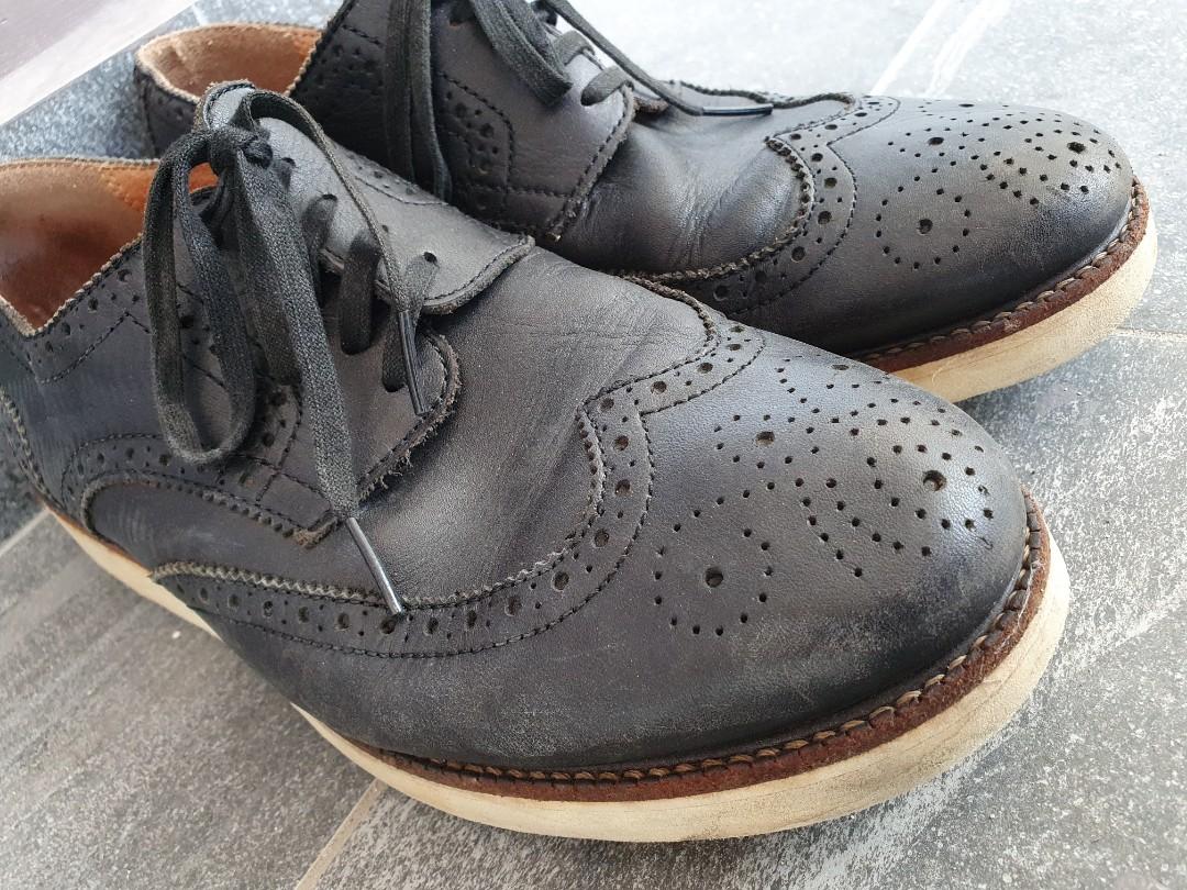 Ash aviator twill best sale men's brogues