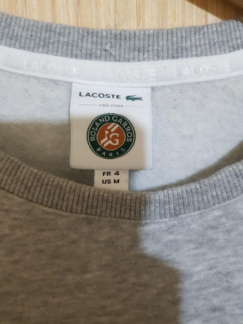 Sweat lacoste roland on sale garros