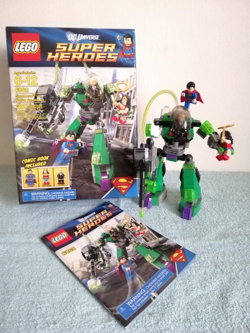 Lego 6862 - Superman vs. Power Armor Lex (Category: Lego & Building Sets) located in Pasig City. Submitted by foreversorting (Listing ID 1138172933, Image 1). Description: Used but in good condition. Includes instruction booklet and box. Box condition: 8.0/10.0 Payment via GCash/BPI. Shipping fee c/o buyer. PM for other inquiries..