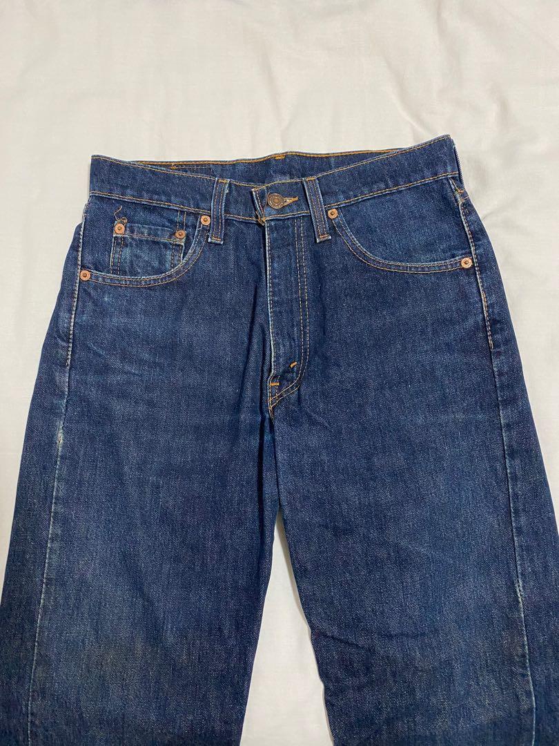 LEVIS Dark Wash High Waist Straight 