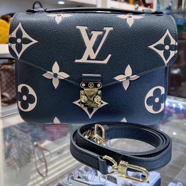 Louis Vuitton POCHETTE MÉTIS BI Color Monogram Empreinte Leather