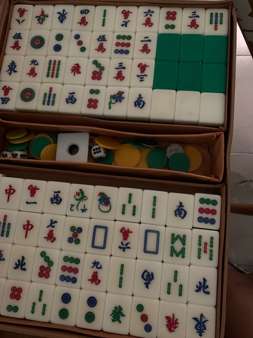 Mahjong tiles, Hobbies & Toys, Toys & Games on Carousell