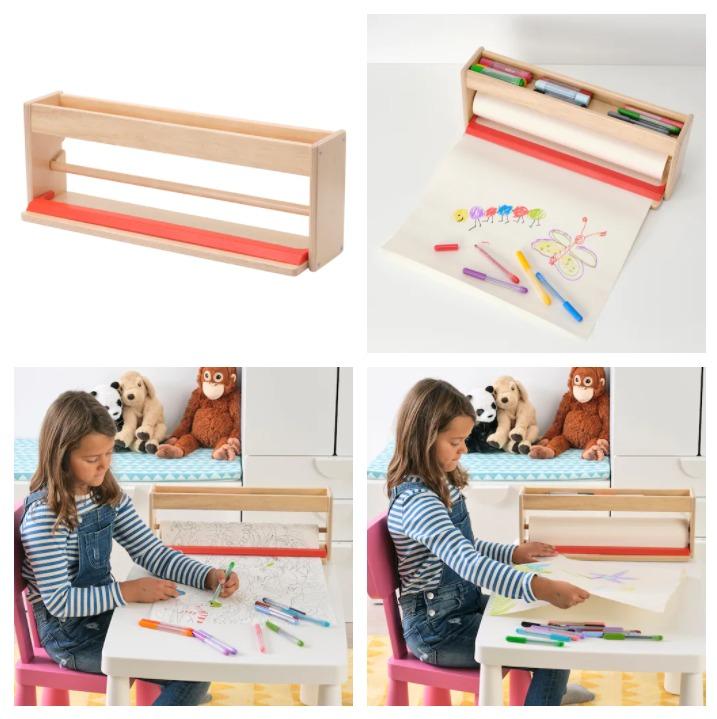 MALA Draw/Paint Storage Set with 30m paper roll (Category: Craft Supplies & Tools) located in Paranaque City. Submitted by guyonlineshop (Listing ID 1138221825, Image 1). Description: The MÅLA series has everything your child needs when creativity kicks in. Paint! Cut! Draw! It’s all about having fun and letting your child explore the world through its own imagination – there’s no limit! A dream for the young artist ‒ 30 meters of drawing paper. 