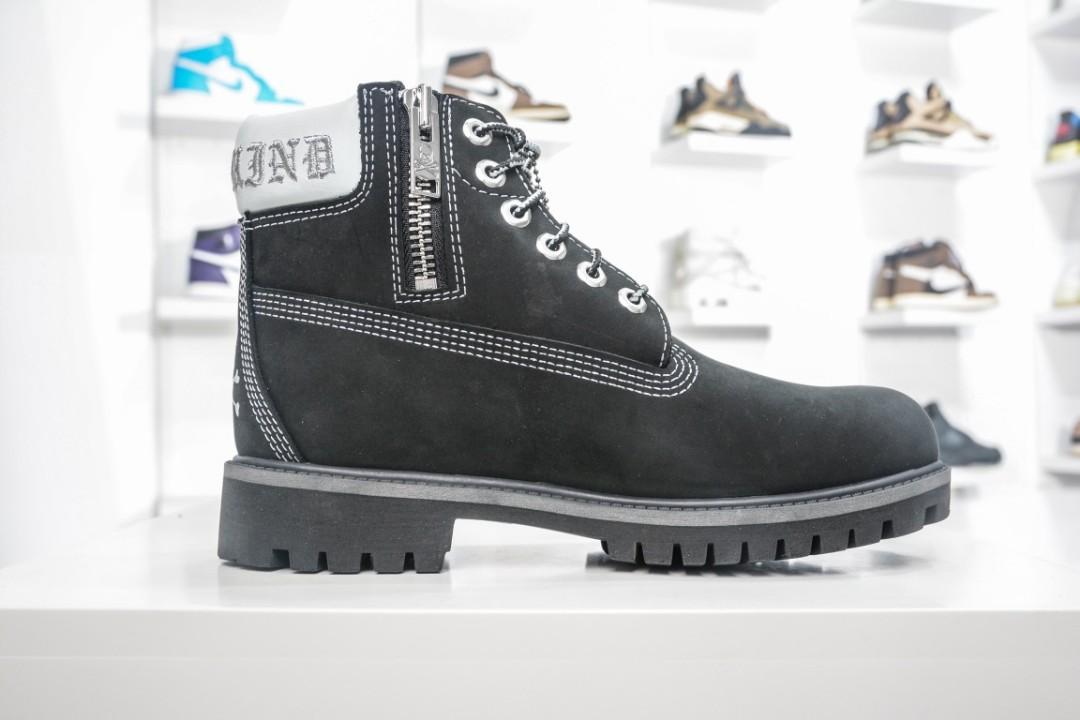 Mastermind x Timberland 5 Inch Zip Premium Leather Waterproof Boots 2018 A1TUS001BK