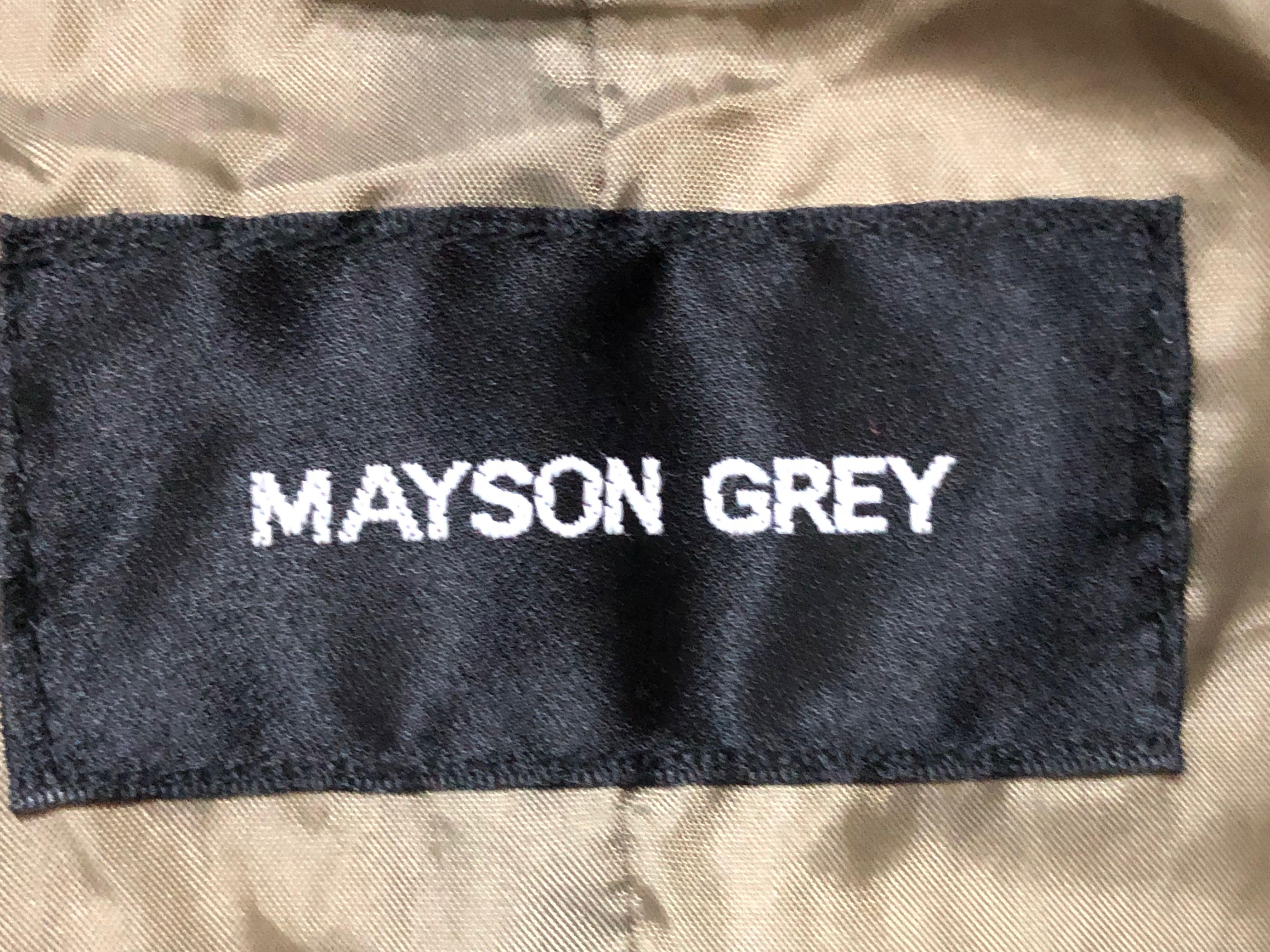 Mayson Grey 日本品牌真貂毛領羽絨外套大衣Size 2