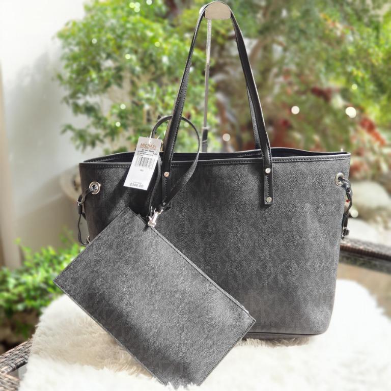 MK Large Tote Bag with Zipper, Luxury, Bags & Wallets on Carousell