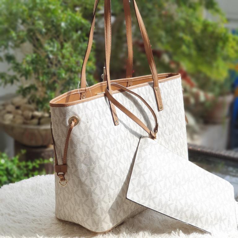 Michael kors large drawstring signature tote purse 2025