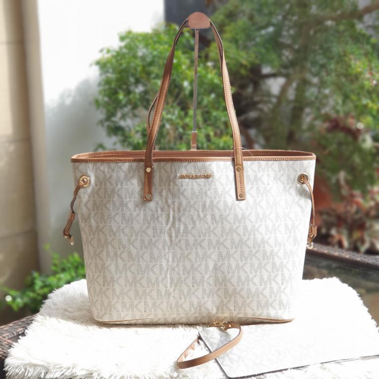 Michael kors jet set travel large drawstring tote store