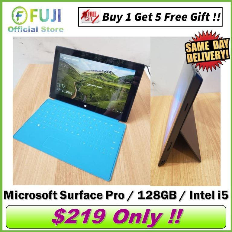 Microsoft Surface Pro / Intel i5 / 128GB SSD + 4GB RAM / MS Office  Installed / Windows 10 / 11