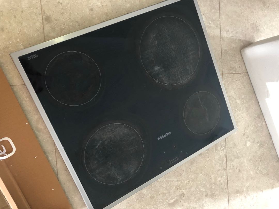 Miele stove deals top electric