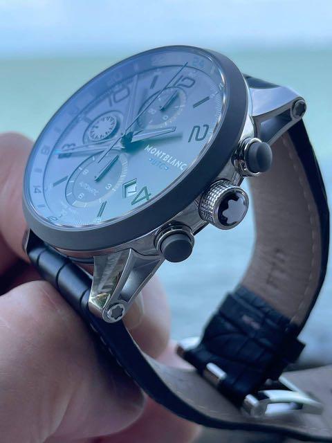 Montblanc TimeWalker Chrono Voyager UTC Titanium Bezel 43 mm