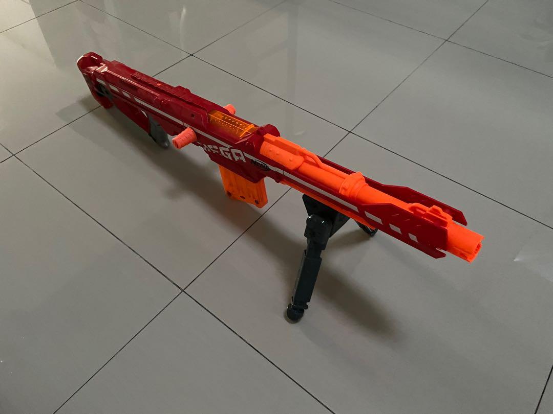  Nerf Centurion Mega Toy Blaster with Folding Bipod, 6