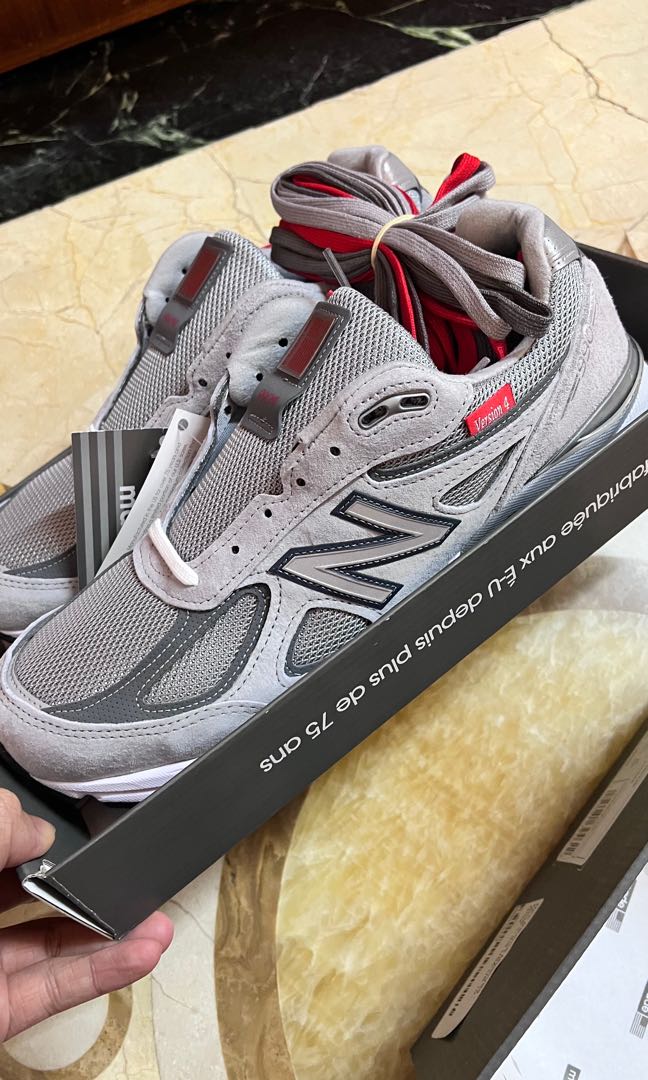 New Balance 全新M990 VS4 (Made in USA) - UK10, 男裝, 鞋, 波鞋