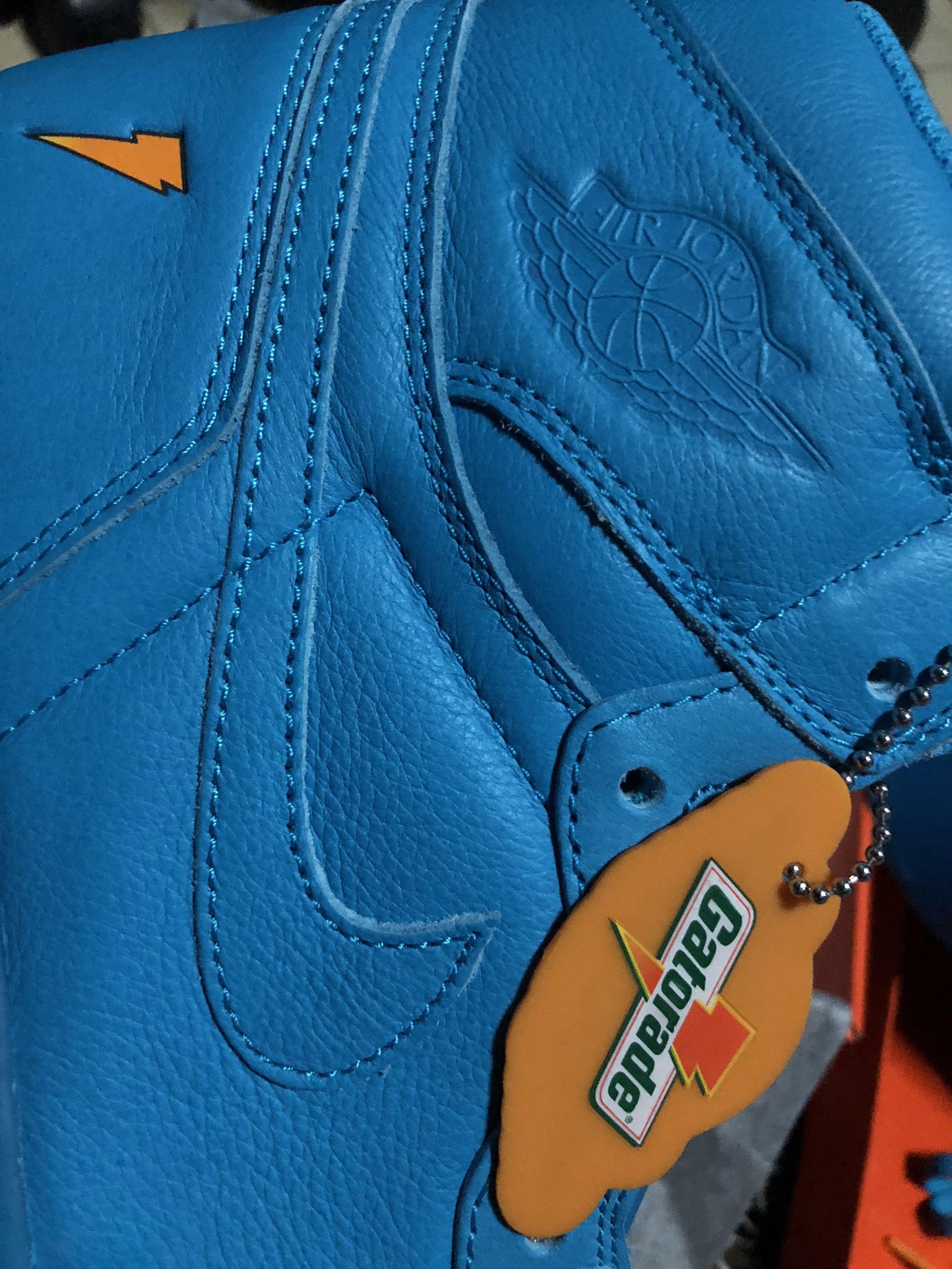 Nike air store jordan gatorade blue