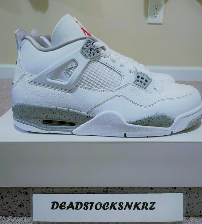 Air Jordan 4 Retro White Oreo - Size 12 - CT8527-100 - Mens Sneakers