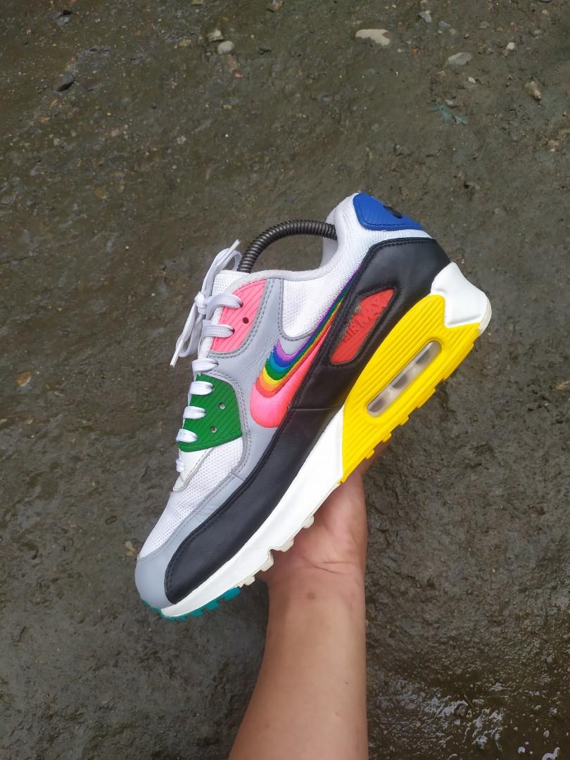 Nike air max 90 be true rainbow, Fesyen 