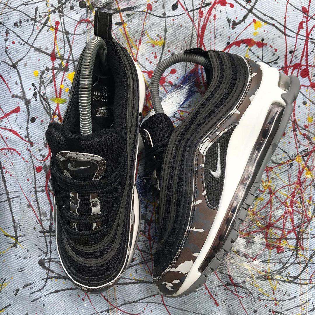 Nike airmax 97 camo black cool grey Fesyen Wanita Sepatu di Carousell