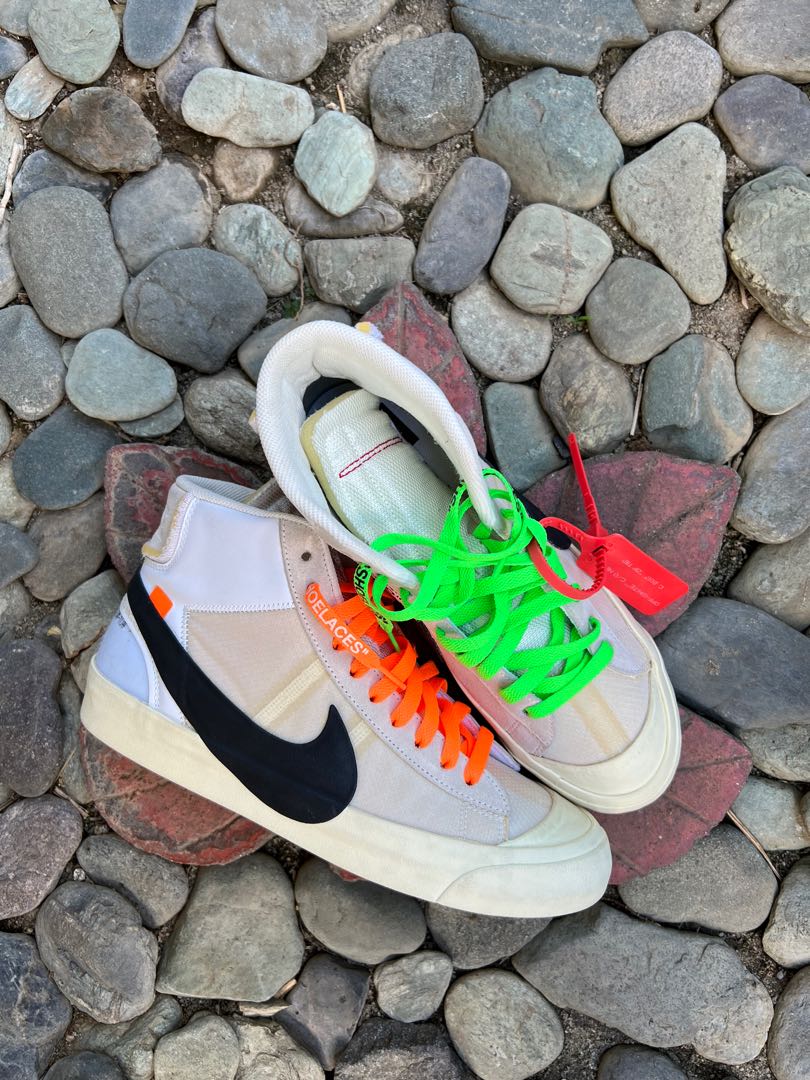 Nike Blazer Off White OG Size 9.5 Used Once, Men's Fashion, Footwear,  Sneakers on Carousell