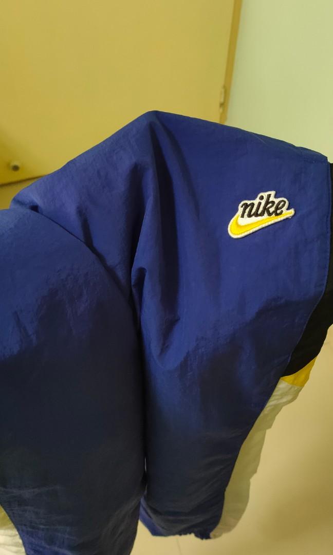 Vintage Nike Swoosh Fleece Lined Navy Pants (Size XL) — Roots