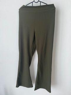 Olive office pants