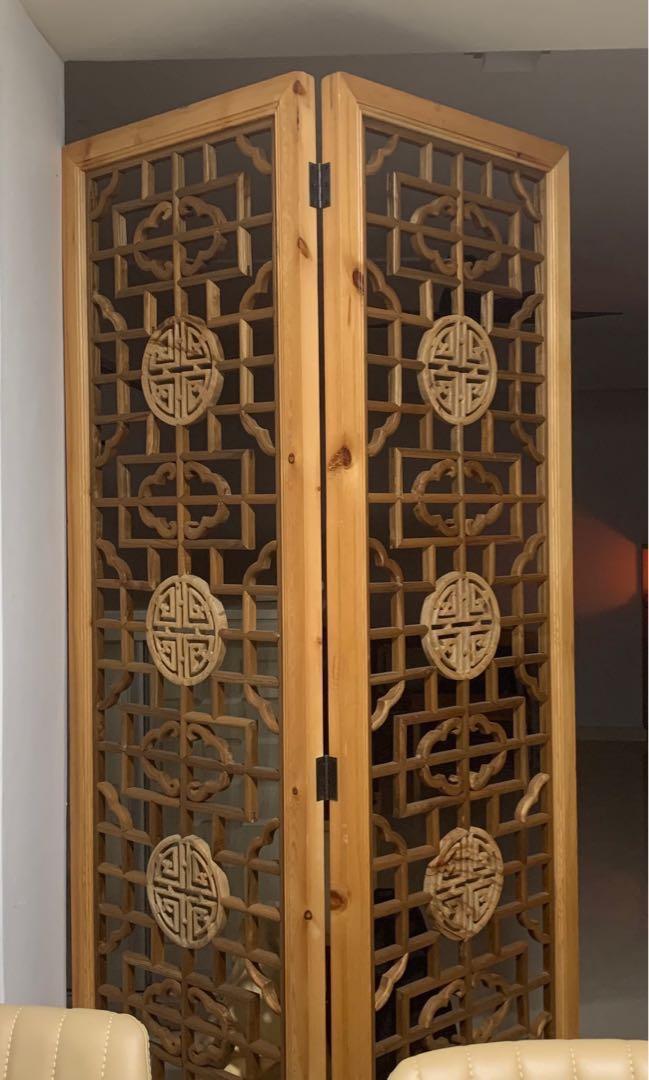 Oriental Screen Divider/Partition , Furniture & Home Living, Furniture