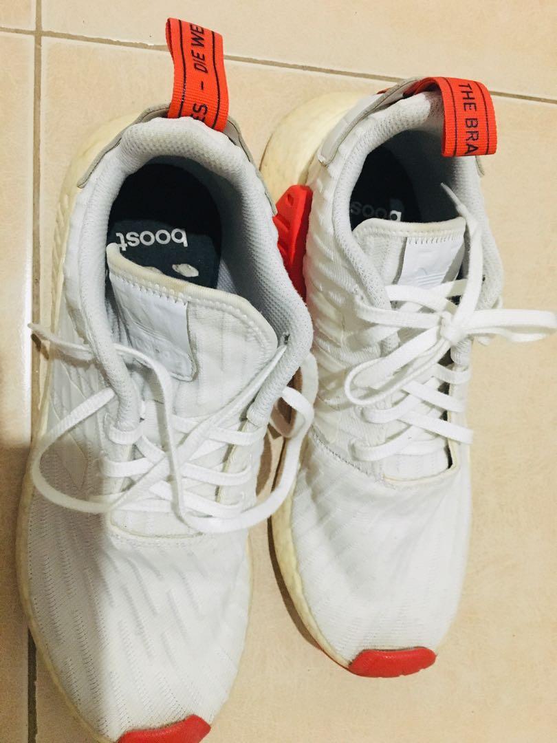 Adidas nmd deals r2 white fake