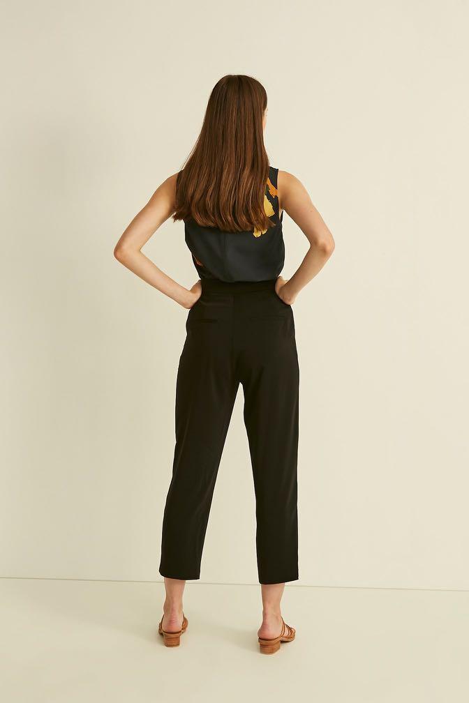 Tapered Pleat Pants - Our Second Nature