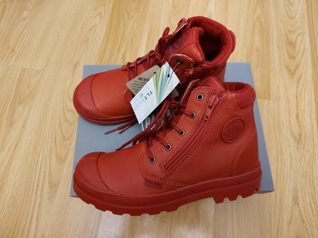 正版有盒未剪吊牌全新palladium boots 男童靴鞋女童防水waterproof 內