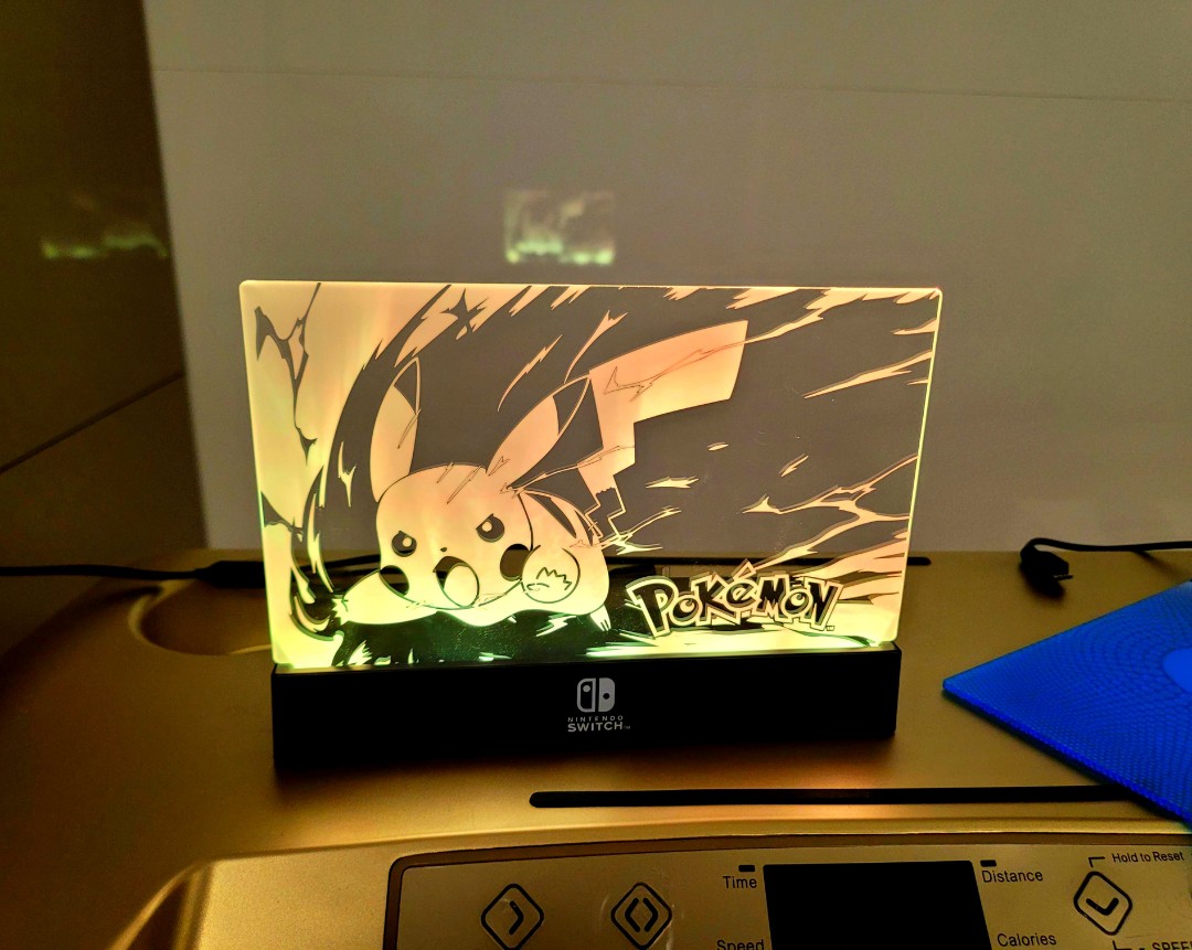 PDP Nintendo Switch Pokemon Light Up Dock Shield, Video Gaming, Video