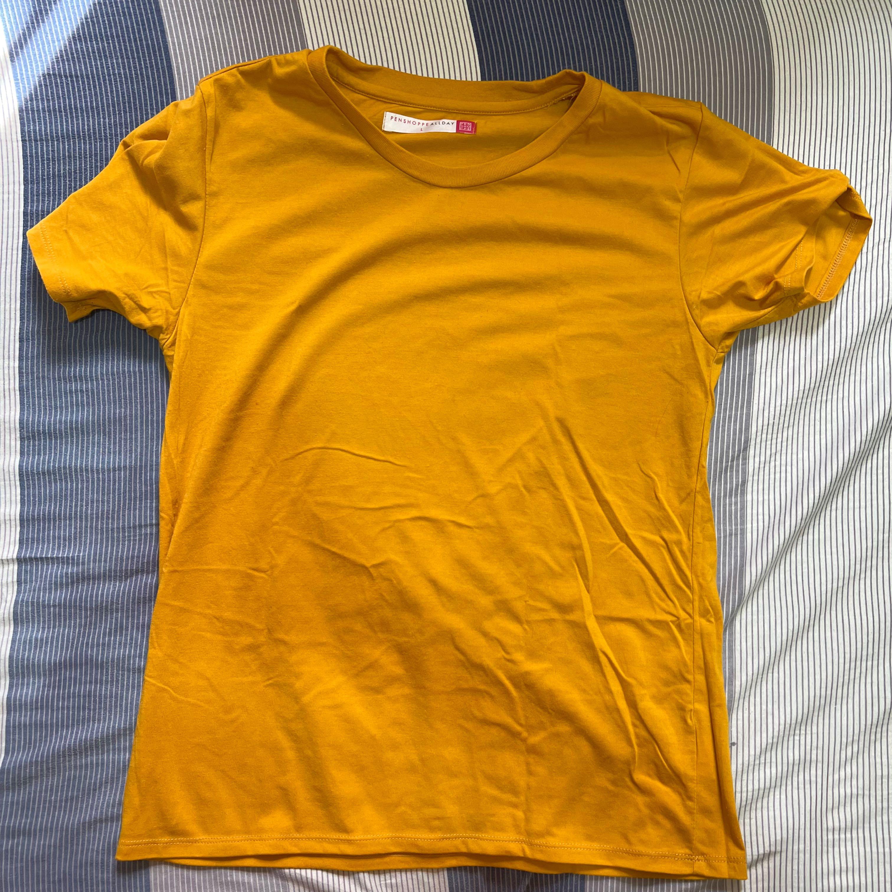 Penshoppe yellow best sale shirt