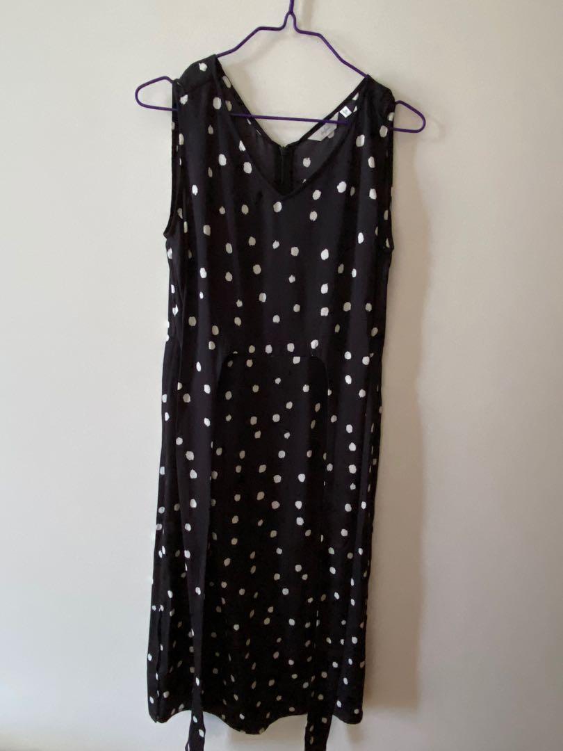 Polka Dot Eileen Fisher Dot Print Dress Ladybug Polka Dot Spots  (red/black)" A-Line Dress