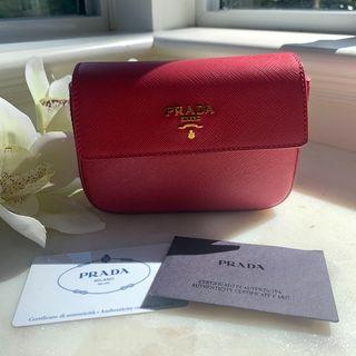 Prada | Mini Saffiano Clutch